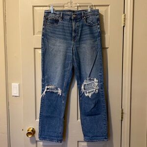 American Eagle Super High Rise Ankle Straight Size 12 Long